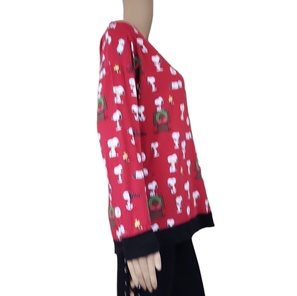BedHead Charile Brown Peanuts Kids XS Jersey PJ Winter Fun - Picture 3 of 5